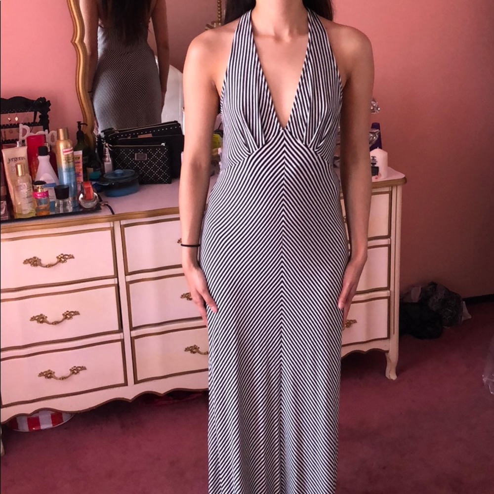 Stripped Maxi Dress